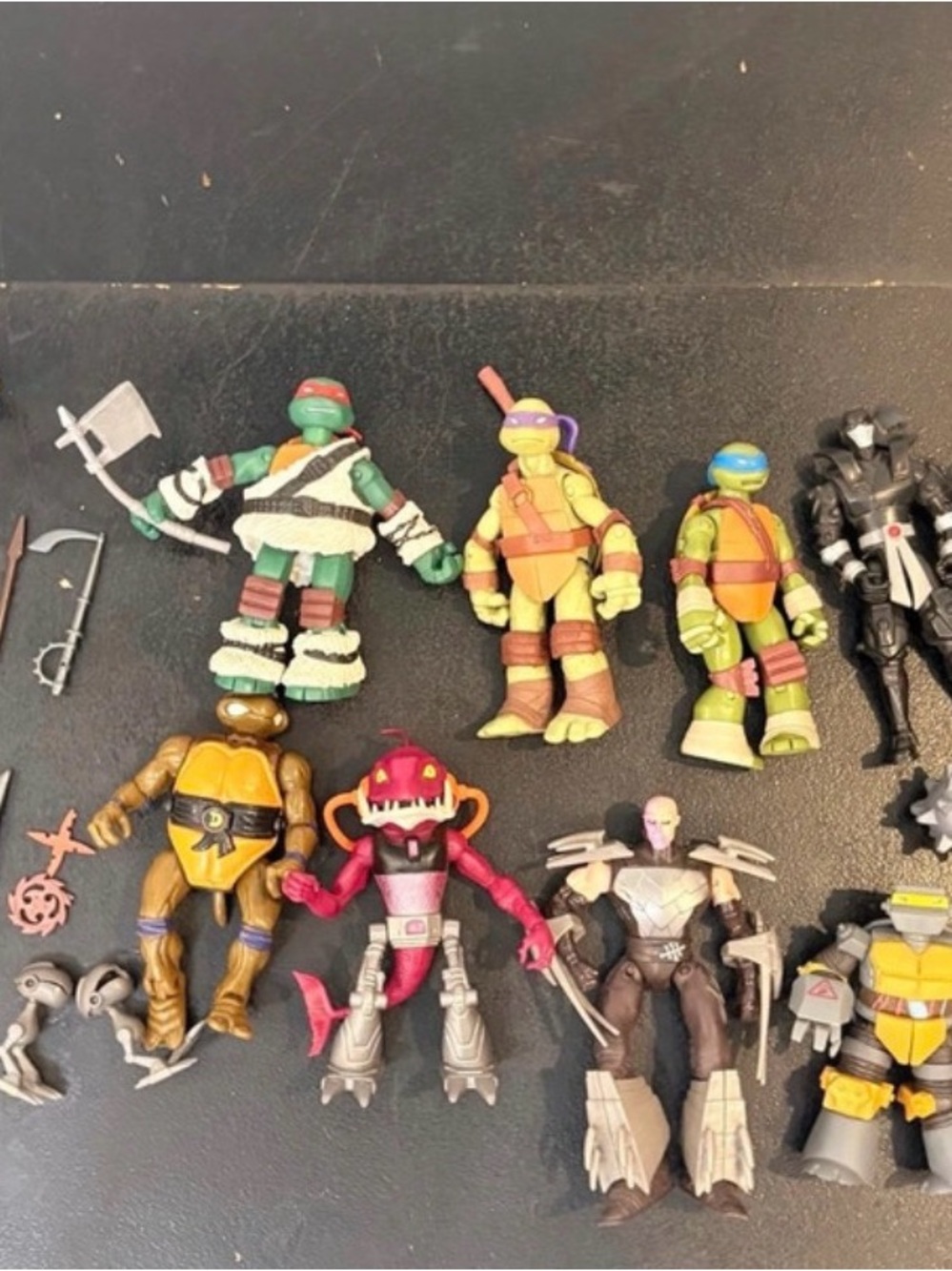 TMNT Teenage Mutant Ninja Turtles Vintage
2012 Viacom action figures lot